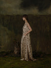 Mutedance 25 Autumn/Winter Loose Casual Pants Series Random Flower Dye Handmade MD-MD25FW106-khaki